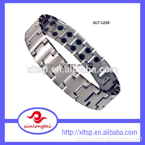 Titanium Stainless Steel Magnetic Germanium Bracelet